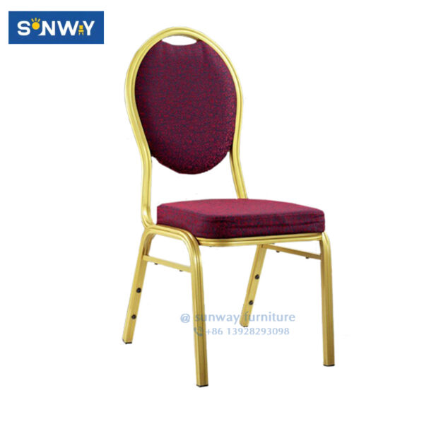 High Quality Hotel Restaurant Party Wedding Event Furniture Golden Hotel Banquet Chair