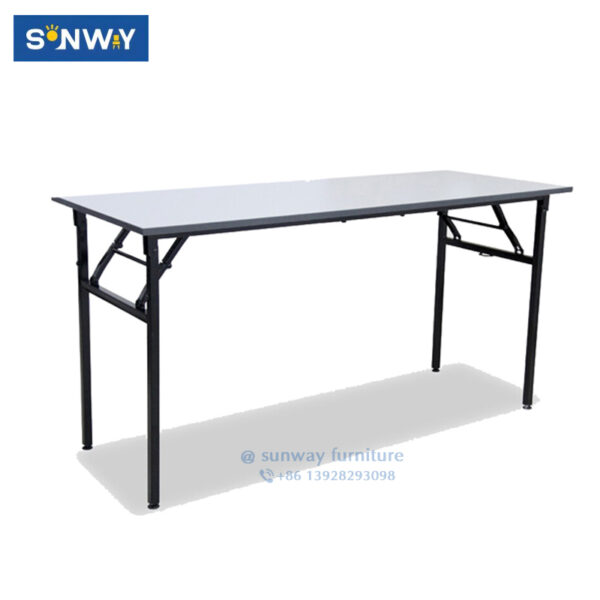 Banquet Canteen Hotel Restaurant Event Party PVC Folding Table Rectangle Hotel Banquet Table