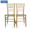 Gold Steel Resin Chiavari Chair For Wedding