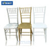 Gold Steel Resin Chiavari Chair For Wedding