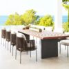 wicker chair outdoor dining set