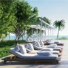 poolside sun lounger outdoor furniture factory