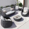 All-Weather Garden Sofa for resort outdoor furniture factory resort outdoor furniture supplier luxury outdoor sofa