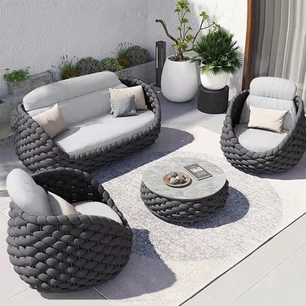All-Weather Garden Sofa for resort outdoor furniture factory resort outdoor furniture supplier luxury outdoor sofa