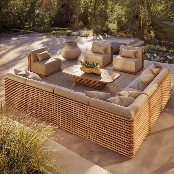 Luxury Wooden Teak Furniture Garden Furniture Sofa Sectional Deep Seating Solid Wood Teak Garden Set garden furniture patio furniture outdoor furniture Garden Sofa Sets outdoor sectional outdoor sofa garden sofa wicker patio furniture patio furniture outdoor furniture outdoor patio furniture patio sectional garden sofa set outdoor seating outdoor sofa set outdoor corner sofa