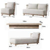 High-end teak sofa leisure outdoor waterproof furniture set garden sofa chair garden furniture patio furniture outdoor furniture Garden Sofa Sets outdoor sectional outdoor sofa garden sofa wicker patio furniture patio furniture outdoor furniture outdoor patio furniture patio sectional garden sofa set outdoor seating outdoor sofa set outdoor corner sofa teak wood sofa garden decor garden designer outdoor living outdoor designer Interior designer