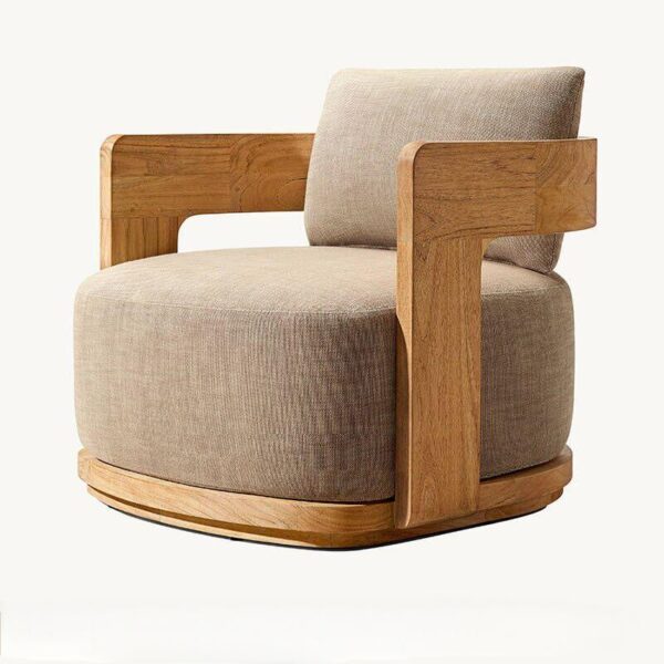 Modern Outdoor Furniture Wooden Garden Waterproof Sofa Sets Hotel Outdoor Teak Patio Sofa Luxury Garden Sofa Set Patio Furniture