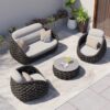 aluminum rope sofa sets for restaurant contract outdoor furniture manufacturer patio sofa manufacturer