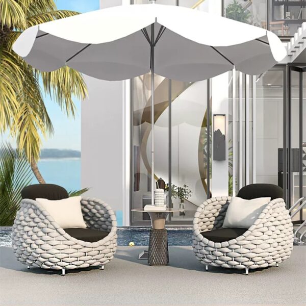 Outdoor Rope Sofa Set for farmhouse resort outdoor furniture supplier custom outdoor sofa manufacturer