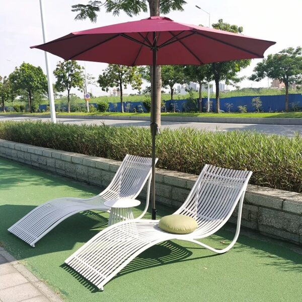 stackable sun lounger for poolside hospitality outdoor furniture manufacturer poolside sun lounger