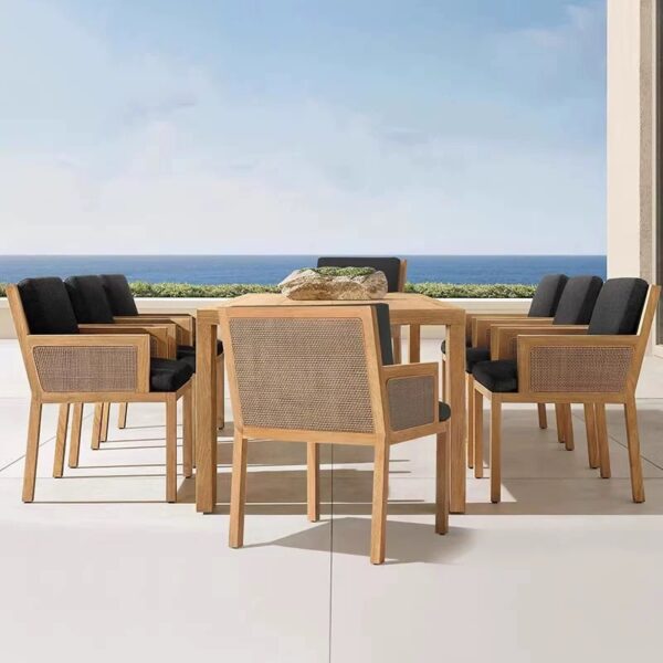 patio furniture outdoor furniture outdoor dining set outdoor chairs patio chairs outdoor dining chairs outdoor table and chairs outdoor table garden table and chairs patio dining sets teak wood chair Aluminium Chair WaterproofFurniture Outdoor Dining