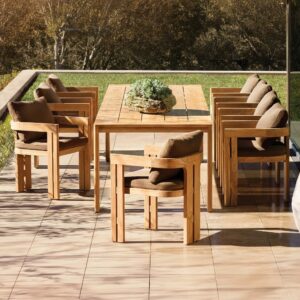 garden furniture patio furniture outdoor furniture outdoor dining set outdoor chairs patio chairs outdoor dining chairs outdoor table and chairs outdoor table garden table and chairs patio dining sets teak wood chair Aluminium Chair Waterproof Furniture Outdoor Dining