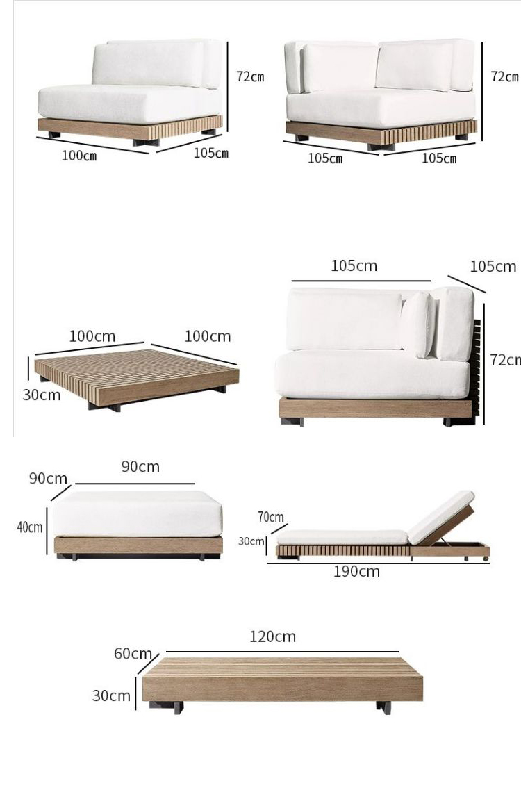 teak wood sofa set