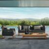 Outdoor Teak Wood Sofa Set for poolside hotel outdoor furniture manufacturer patio sofa manufacturer