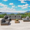 teak wood outdoor sofa for poolside hospitality outdoor furniture manufacturer modular outdoor sofa manufacturer