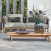 rope outdoor sofa for courtyard outdoor furniture production factory patio sofa manufacturer