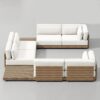 Solid Wood outdoor sofa for balcony outdoor sofa manufacturer patio sofa manufacturer