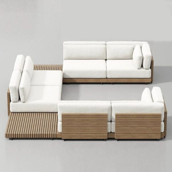 Solid Wood outdoor sofa for balcony outdoor sofa manufacturer patio sofa manufacturer