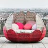 New lotus flower shape outdoor daybed garden furniture patio furniture outdoor furniture outdoor lounge chairs outdoor lounge outdoor chaise lounge pool chairs teak furniture wicker furniture sun lounger pool lounge chairs outdoor bench garden bench outdoor daybed outdoor lounge outdoor chaise lounge Pool Bed beach bed