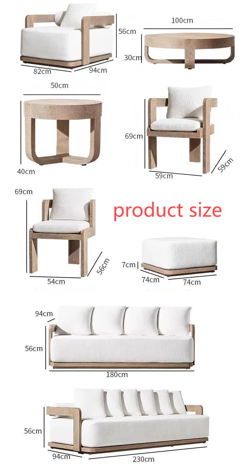 wooden sofa set