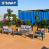 Modern Outdoor Lounge Sofa Set Space-Saving Detachable Design with Aluminum Frame Water Resistant for Garden Hotels Villas garden furniture patio furniture outdoor furniture Garden Sofa Sets outdoor sectional outdoor sofa garden sofa wicker patio furniture patio furniture outdoor furniture outdoor patio furniture patio sectional garden sofa set outdoor seating outdoor sofa set outdoor corner sofa teak wood sofa garden decor garden designer outdoor living outdoor designer Interior designe