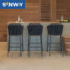 Modern Outdoor Bar Furniture Rattan Wicker Patio Garden Bar Stools Rope Aluminium Metal Outdoor Bar Chair Set outdoor furniture patio furniture garden furniture outdoor dining set outdoor chairs outdoor dining table patio chairs outdoor dining chairs outdoor table and chairs outdoor bar stools garden table and chairs patio dining sets garden chairs outdoor bar table wicker bar stools bar table set garden stool outdoor stools outdoor bar set