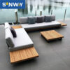 teak wood outdoor sofa for resort outdoor furniture factory outdoor sofa manufacturer resort outdoor sofa