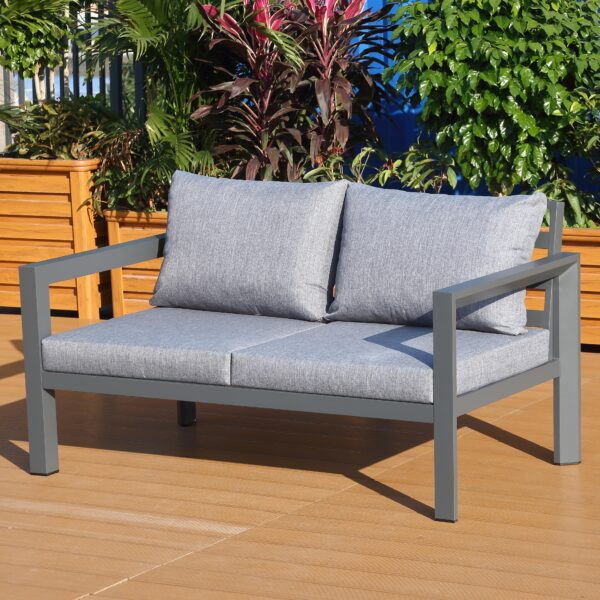 Garden Patio Sofa Set Modern Style Comfortable Cushions Aluminum Frame Foshan Factory Wholesale Price garden furniture patio furniture outdoor furniture Garden Sofa Sets outdoor sectional outdoor sofa garden sofa wicker patio furniture patio furniture outdoor furniture outdoor patio furniture patio sectional garden sofa set outdoor seating outdoor sofa set outdoor corner sofa teak wood sofa garden decor garden designer outdoor living outdoor designer Interior designer