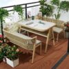 Garden Set Balcony Furniture Outdoor Dining Chairs Modern Rope Woven Table Chairs Outdoor garden furniture patio furniture outdoor furniture outdoor dining set outdoor chairs patio chairs outdoor dining chairs outdoor table and chairs outdoor table garden table and chairs patio dining sets teak wood chair Aluminium Chair Waterproof Furniture Outdoor Dining