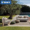 Waterproof Teak Wood Outdoor Furniture with Cushions Garden Patio Sectional Sofa Set for Hotel Resort garden furniture patio furniture outdoor furniture Garden Sofa Sets outdoor sectional outdoor sofa garden sofa wicker patio furniture patio furniture outdoor furniture outdoor patio furniture patio sectional garden sofa set outdoor seating outdoor sofa set outdoor corner sofa teak wood sofa garden decor garden designer outdoor living outdoor designer Interior designer