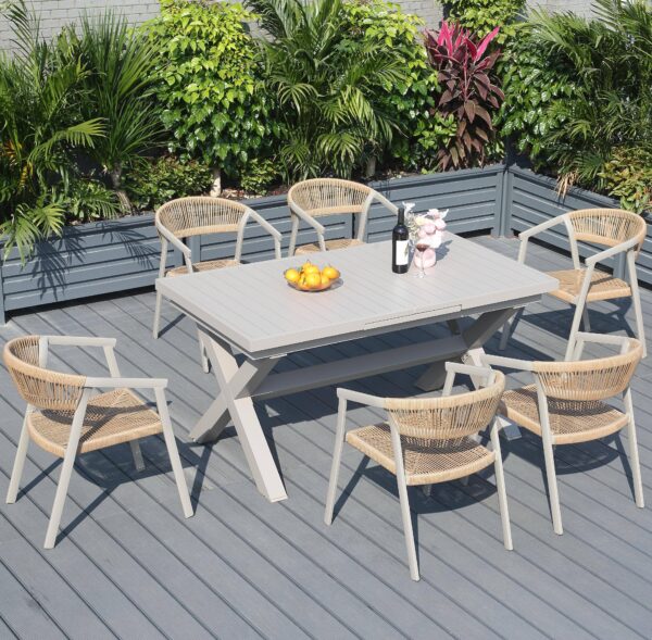 garden furniture patio furniture outdoor furniture outdoor dining set outdoor chairs patio chairs outdoor dining chairs outdoor table and chairs outdoor table garden table and chairs patio dining sets teak wood chair Aluminium Chair Waterproof Furniture Outdoor Dining