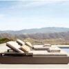 Aluminum Frame Beach Lounge Chair for resort outdoor furniture factory sun lounger manufacturer poolside sun lounger