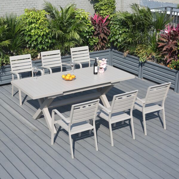 garden furniture patio furniture outdoor furniture outdoor dining set outdoor chairs patio chairs outdoor dining chairs outdoor table and chairs outdoor table garden table and chairs patio dining sets teak wood chair Aluminium Chair Waterproof Furniture Outdoor Dining