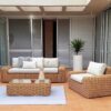 L-Shaped Outdoor Wicker Sectional Sofa Set Beige Cushions Orange Pillows Glass Coffee Table Metal Legs Weather Resistant garden furniture patio furniture outdoor furniture Garden Sofa Sets outdoor sectional outdoor sofa garden sofa wicker patio furniture patio furniture outdoor furniture outdoor patio furniture patio sectional garden sofa set outdoor seating outdoor sofa set outdoor corner sofa teak wood sofa garden decor garden designer outdoor living outdoor designer Interior designer