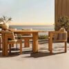 garden furniture patio furniture outdoor furniture outdoor dining set outdoor chairs patio chairs outdoor dining chairs outdoor table and chairs outdoor table garden table and chairs patio dining sets teak wood chair Aluminium Chair Waterproof Furniture Outdoor Dining