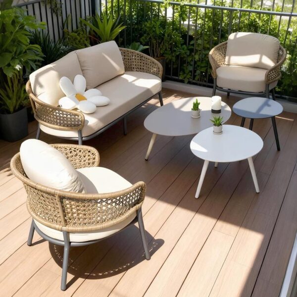 Vintage Patio Furniture Set Outdoor Rope Woven Lounge Sofa Aluminum Garden Sets Waterproof Outdoor Sofa for Balcony garden furniture patio furniture outdoor furniture Garden Sofa Sets outdoor sectional outdoor sofa garden sofa wicker patio furniture patio furniture outdoor furniture outdoor patio furniture patio sectional garden sofa set outdoor seating outdoor sofa set outdoor corner sofa teak wood sofa garden decor garden designer outdoor living outdoor designer Interior designer