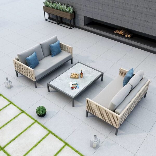 Villa Luxury Hotel Outdoor Wicker Garden Sectional L Shape Chaise Lounge Corner Couch Sofa Set Modern Design Outdoor Furniture garden furniture patio furniture outdoor furniture Garden Sofa Sets outdoor sectional outdoor sofa garden sofa wicker patio furniture patio furniture outdoor furniture outdoor patio furniture patio sectional garden sofa set outdoor seating outdoor sofa set outdoor corner sofa teak wood sofa garden decor garden designer outdoor living outdoor designer Interior designer