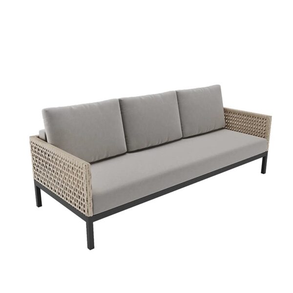 Outdoor Hotel Lobby Sofa Set Rope Garden Conversation Couch with Waterproof Cushion New Patio Furniture garden furniture patio furniture outdoor furniture Garden Sofa Sets outdoor sectional outdoor sofa garden sofa wicker patio furniture patio furniture outdoor furniture outdoor patio furniture patio sectional garden sofa set outdoor seating outdoor sofa set outdoor corner sofa teak wood sofa garden decor garden designer outdoor living outdoor designer Interior designer