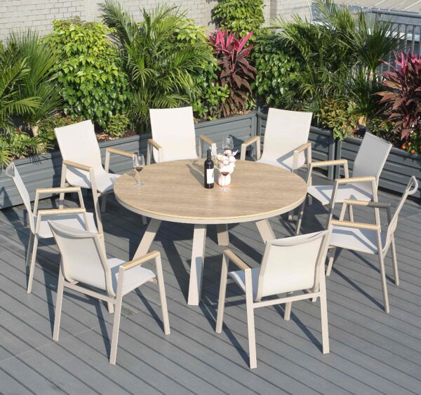 garden furniture patio furniture outdoor furniture outdoor dining set outdoor chairs patio chairs outdoor dining chairs outdoor table and chairs outdoor table garden table and chairs patio dining sets teak wood chair Aluminium Chair Waterproof Furniture Outdoor Dining