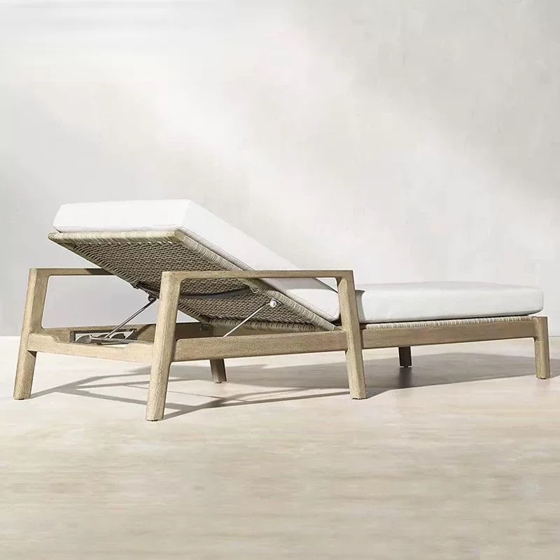 Modern Style Sun Loungers for Exterior Poolside Furniture Sunbed Beach Chair Hotel Pool Lounger Outdoor Daybed