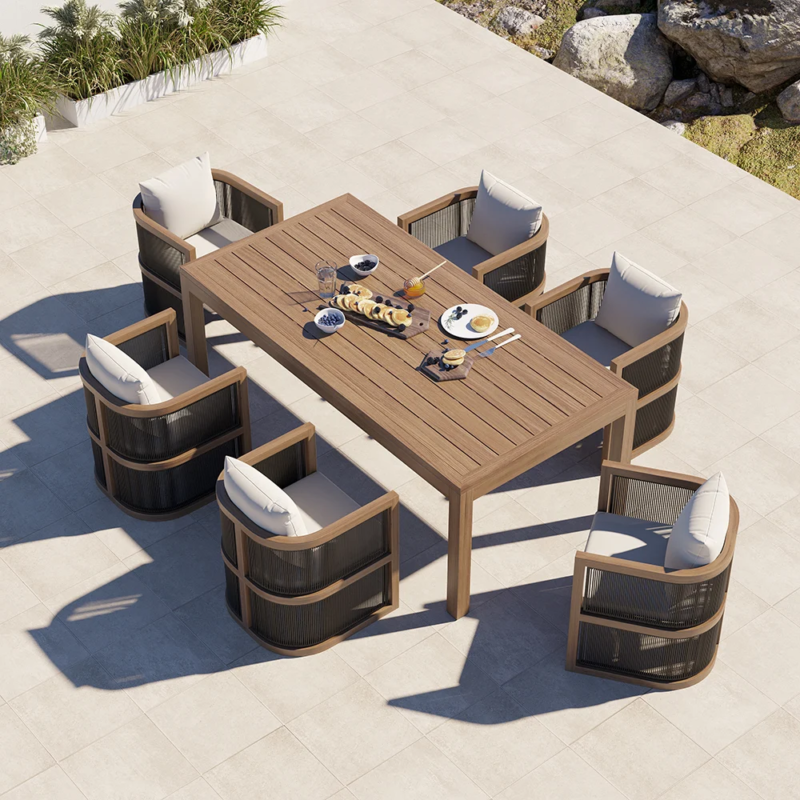 garden furniture patio furniture outdoor furniture outdoor dining set outdoor chairs patio chairs outdoor dining chairs outdoor table and chairs outdoor table garden table and chairs patio dining sets teak wood chair Aluminium Chair Waterproof Furniture Outdoor Dining