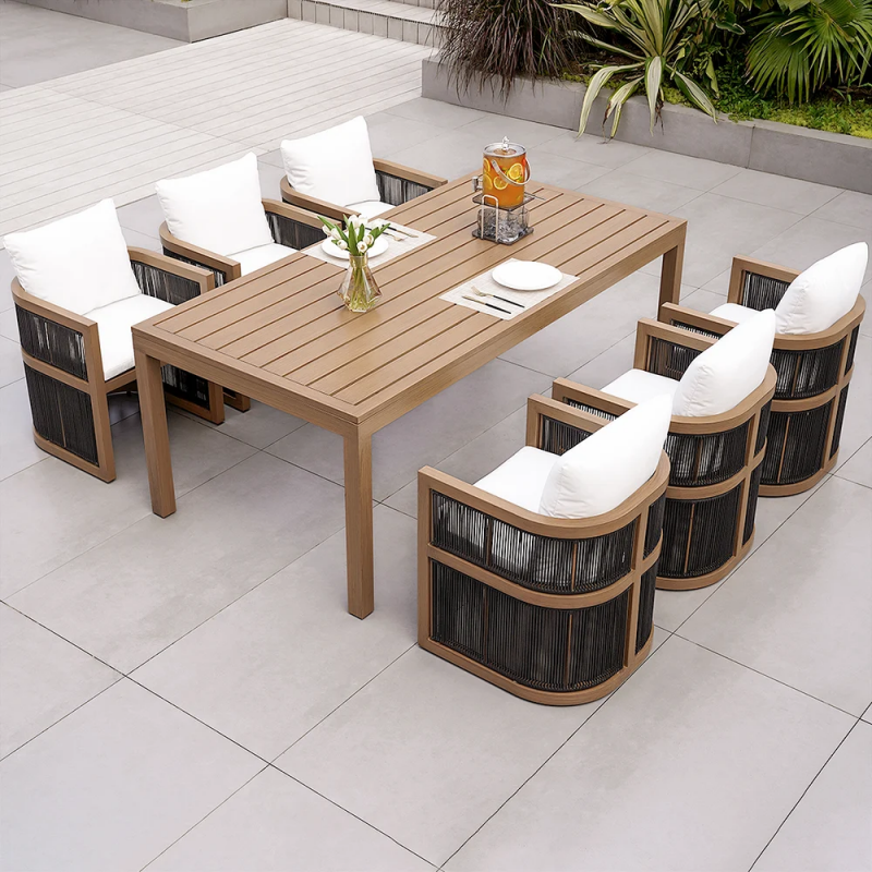 garden furniture patio furniture outdoor furniture outdoor dining set outdoor chairs patio chairs outdoor dining chairs outdoor table and chairs outdoor table garden table and chairs patio dining sets teak wood chair Aluminium Chair Waterproof Furniture Outdoor Dining