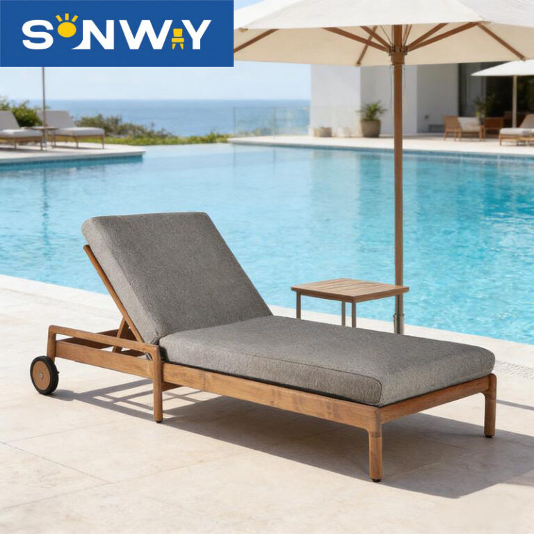 outdoor furniture factory sun lounger manufacturer poolside sun lounger