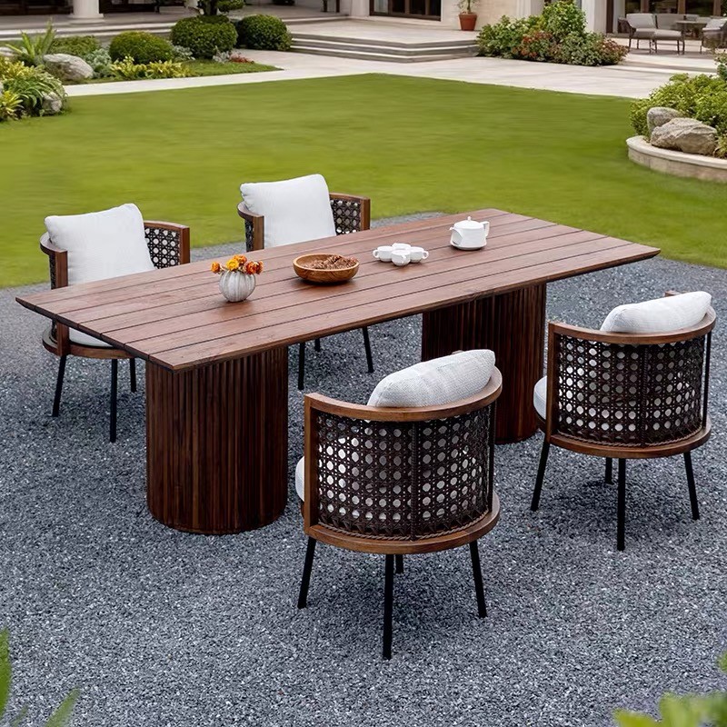 garden furniture patio furniture outdoor furniture outdoor dining set outdoor chairs patio chairs outdoor dining chairs outdoor table and chairs outdoor table garden table and chairs patio dining sets teak wood chair Aluminium Chair Waterproof Furniture Outdoor Dining