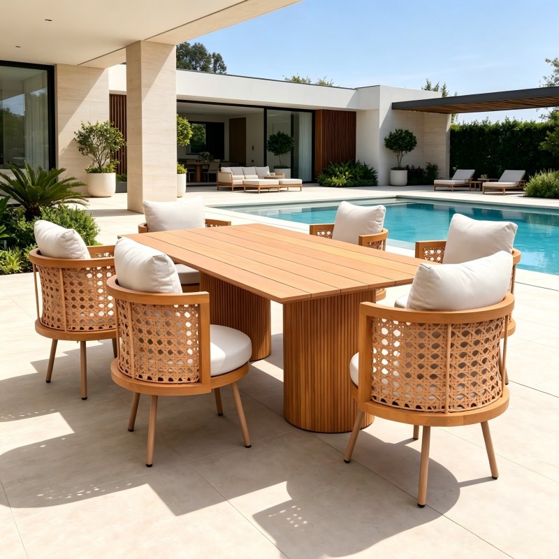 garden furniture patio furniture outdoor furniture outdoor dining set outdoor chairs patio chairs outdoor dining chairs outdoor table and chairs outdoor table garden table and chairs patio dining sets teak wood chair Aluminium Chair Waterproof Furniture Outdoor Dining