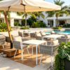 garden furniture patio furniture outdoor furniture outdoor dining set outdoor chairs patio chairs outdoor dining chairs outdoor table and chairs outdoor table garden table and chairs patio dining sets teak wood chair Aluminium Chair Waterproof Furniture Outdoor Dining teak wood dining table set teak wood dining set
