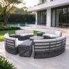 weather resistant outdoor sofa for apartment resort outdoor furniture supplier patio sofa manufacturer