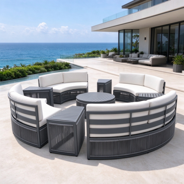 rope outdoor sofa for resort outdoor furniture factory outdoor sofa supplier resort outdoor sofa